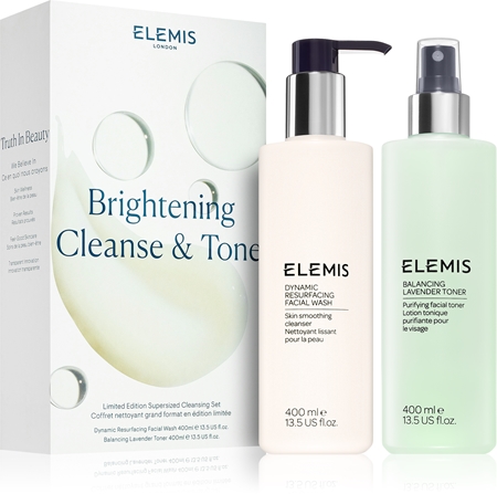 Elemis Brightening Cleanse & Toner Gift Set (for perfect skin cleansing)