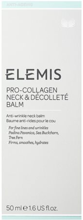 Elemis Pro-Collagen Neck & Décolleté Balm ráncellenes ápolás nyakra és a dekoltázsra