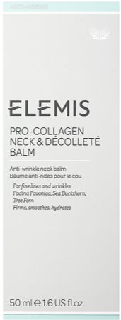 Elemis Pro-Collagen Neck & Décolleté Balm Tratamento antirrugas para pescoço e decote