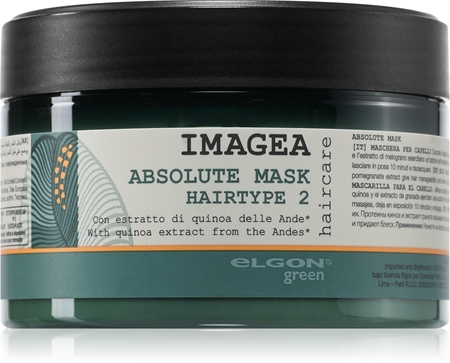 Elgon Green Imagea Absolute Mask maszk a károsult hajra