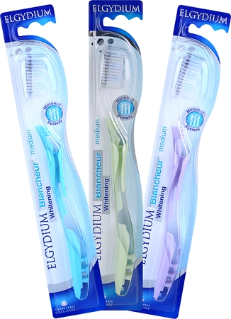 Elgydium Whitening четка за зъби медиум