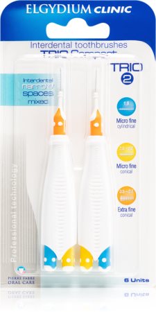 Elgydium Clinic Trio Compact Mix Zahnbürste für die Zahnzwischenräume