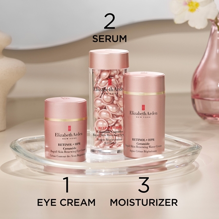 Elizabeth Arden Retinol + HPR Ceramide RAPID SKIN RENEWING EYE CREAM crème rajeunissante et illuminatrice yeux