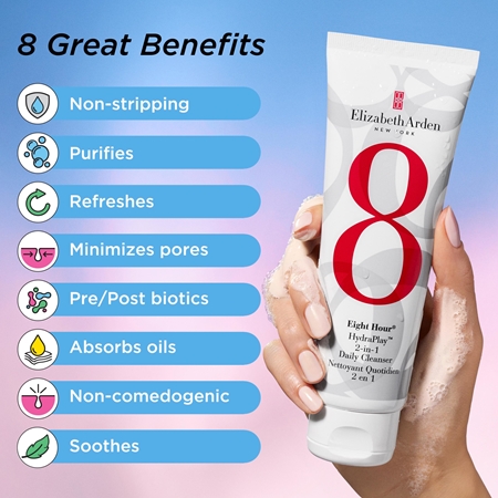 Elizabeth Arden Eight Hour Eight Hour Hydra Play produto de limpeza para rosto