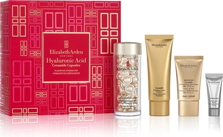 Elizabeth Arden Hyaluronic Acid Ceramide Capsules Hydra-Plumping Serum dárková sada pro ženy