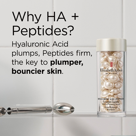 Elizabeth Arden Ceramide Hyaluronic Acid + Peptides kasvoseerumi kapseleina s ceramidy a peptidy