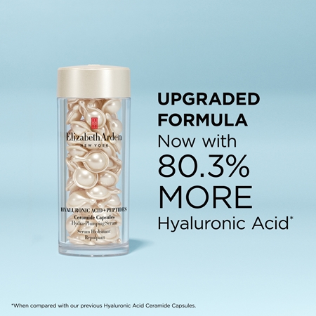 Elizabeth Arden Ceramide Hyaluronic Acid + Peptides kasvoseerumi kapseleina s ceramidy a peptidy