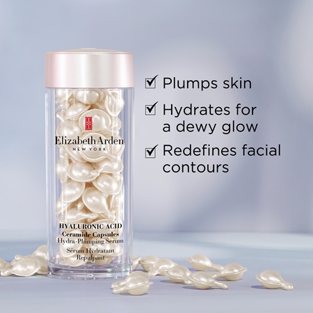 Elizabeth Arden Ceramide s Hyaluronic acid plumping serum sérum hydratant en capsules