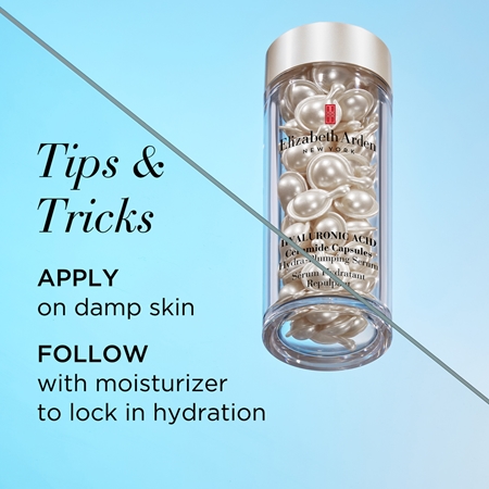 Elizabeth Arden Ceramide s Hyaluronic acid plumping serum sérum hydratant en capsules
