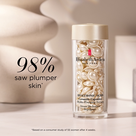 Elizabeth Arden Hyaluronic Acid + Peptides Ceramide hydratisierendes Serum in Kapseln