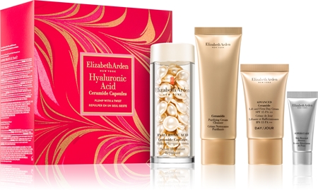 Elizabeth Arden Hyaluronic Acid Ceramide Capsules Hydra-Plumping Serum Gavesæt til kvinder