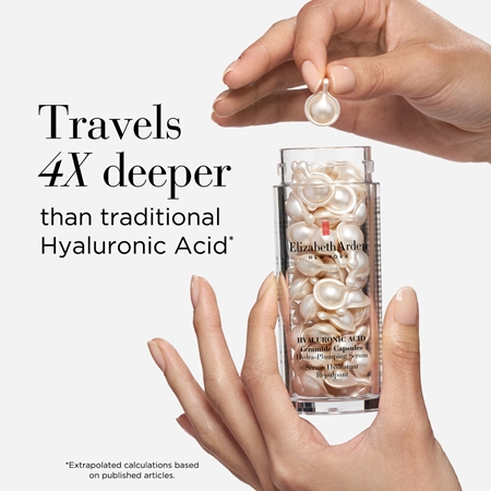 Elizabeth Arden Ceramide Hyaluronic acid plumping serum Mitrinošs serums kapsulās