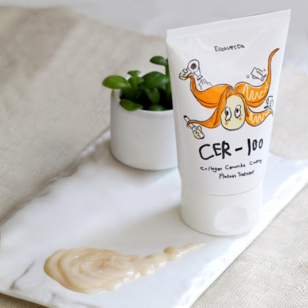 Elizavecca Cer-100 Collagen Ceramide Coating Protein Treatment Kollagenmask för glansigt och mjukt hår