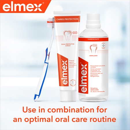 Elmex Caries Protection паста за зъби, защитаваща от зъбен кариес с флуорид