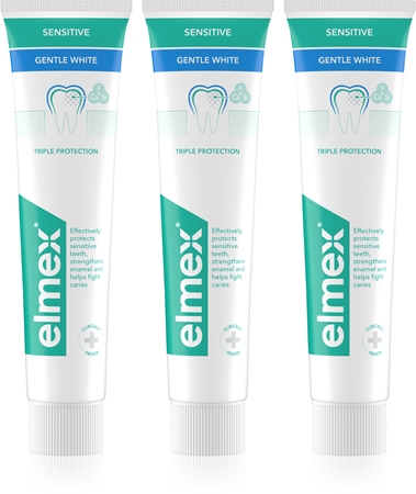 Elmex Sensitive Protection Gentle White pasta pro přirozeně bílé zuby