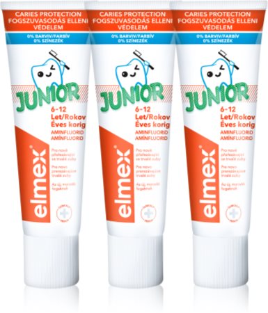 Elmex Junior 6-12 Years dentifrice pour enfants