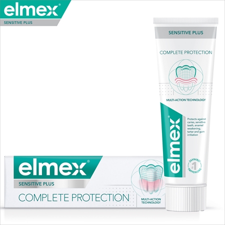Elmex Sensitive Plus Complete Protection подсилваща паста за зъби