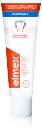 Elmex Caries Protection Whitening balinamoji dantų pasta su fluoridu