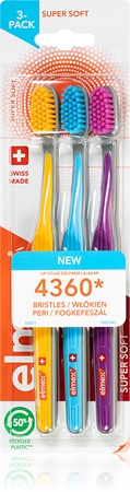 Elmex Super Soft 4360 spazzolino da denti 3 pz