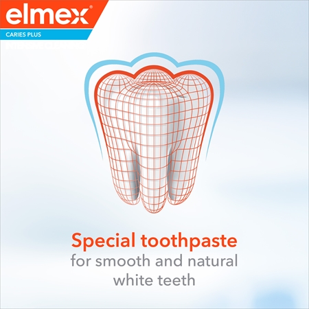 Elmex Caries Plus Intensive Cleaning Whitening Toothpaste for Complete Dental Care
