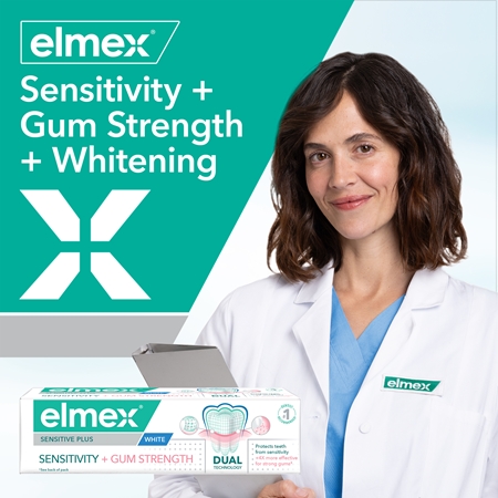 Elmex Sensitivity + Gum Strenght Whitening Sensitive Toothpaste