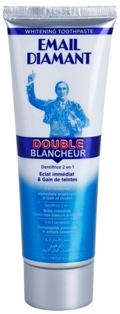 Marca
Email Diamant Double Blancheur pasta de dientes blanqueadora para una sonrisa radiante