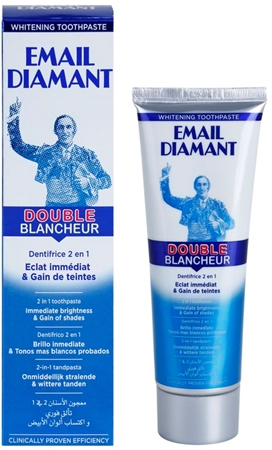 Marca
Email Diamant Double Blancheur pasta de dientes blanqueadora para una sonrisa radiante