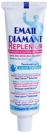 Marque
Email Diamant Replenium dentifrice blanchissant qui renforce l'émail dentaire