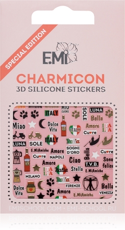 emi Charmicon Italy körömmatrica 3D