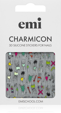 emi Charmicon Easy-breezy pegatinas para las uñas 3D