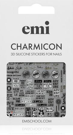emi Charmicon Be Nice nail stickers 3D | notino.co.uk