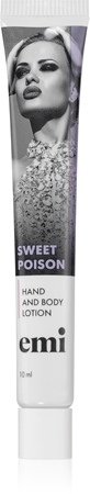 emi Sweet Poison leite corporal perfumado kit de viagem