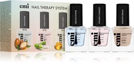 emi Nail Therapy System Set kit de vernis à ongles effet nourrissant