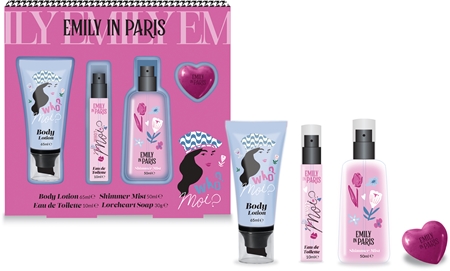 Emily In Paris Shine Collection gift set for women
