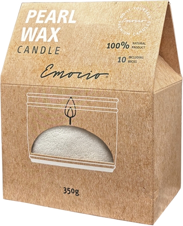 Emocio Pearl wax White svijeća