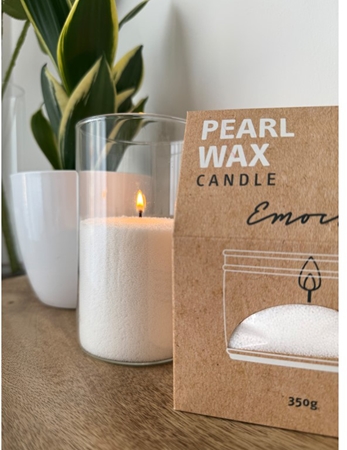 Emocio Pearl wax White svijeća
