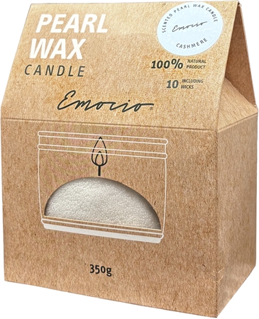Emocio Pearl wax Cashmere White scented candle