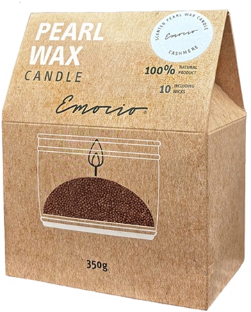 Emocio Pearl wax Cashmere Red scented candle