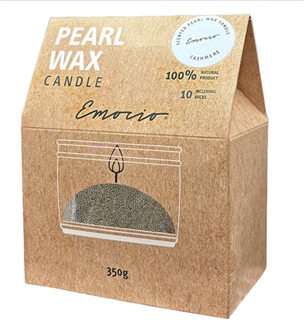Emocio Pearl wax Cashmere Green αρωματικό κερί