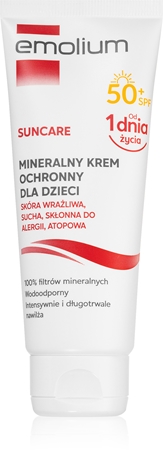 Emolium Sun Care минерален защитен крем за лице и тяло за деца