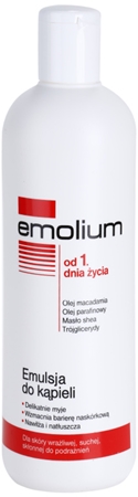 Emolium Wash & Bath Emulsion für das Bad für trockene und empfindliche Haut
