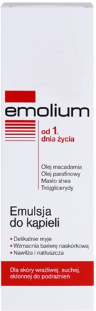 Emolium Wash & Bath Emulsion für das Bad für trockene und empfindliche Haut