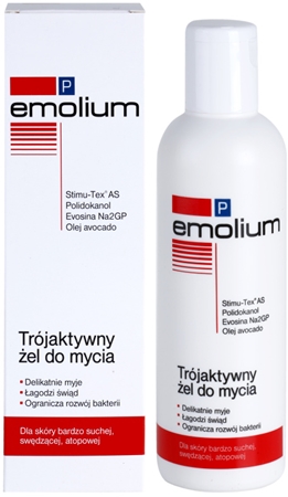 Emolium Wash & Bath P gel de ducha con triple acción