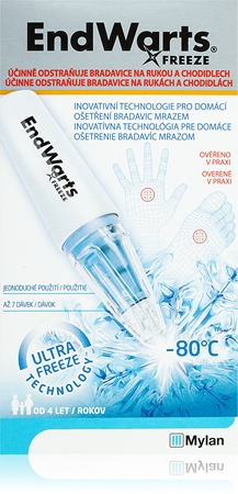 EndWarts FREEZE kryoterapie bradavic zdravotnický prostředek pro odstranění bradavic