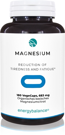 EnergyBalance Magnesium Citrate Kapseln für eine einwandfreie Funktion des Organismus