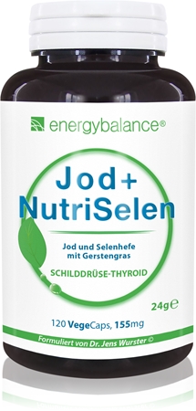 EnergyBalance Iodine + NutriSelen vegetarische Kapseln