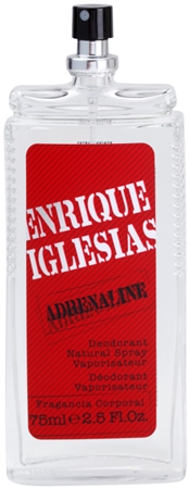 Enrique Iglesias Adrenaline déodorant avec vaporisateur pour homme