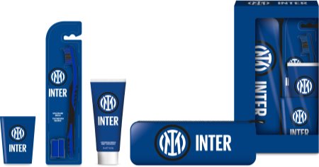 Inter set regalo composto da spazzolino, dentifricio 75ml