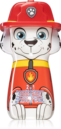 Nickelodeon Paw Patrol Marshall tusfürdő gél és sampon 2 in 1 gyermekeknek