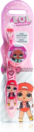 L.O.L. Surprise Toothbrush With Cap fogkefe gyermekeknek